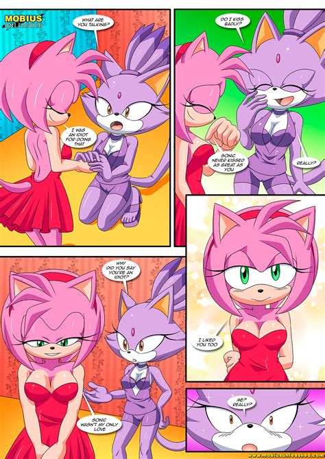 rule 34 2girls amy rose bbmbbf blaze the cat burning love comic cameltoe comic dialogue