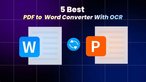 Discovering 5 Pdf To Word Converter With Ocr In 2024 Updf
