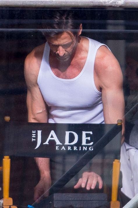 Hugh Jackman Rocks The Robe Look After Filming For Movie Reminiscence