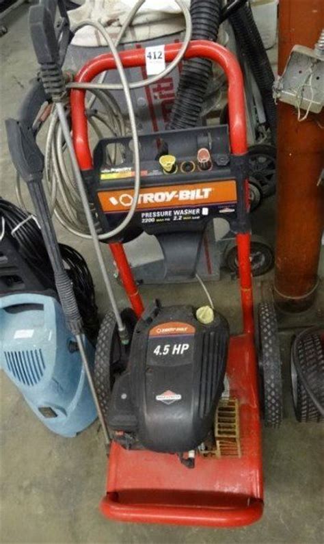 Operation, pressure washer location, how to start your pressure washer. Troy Bilt 2200 PSI Gas Pressure Washer