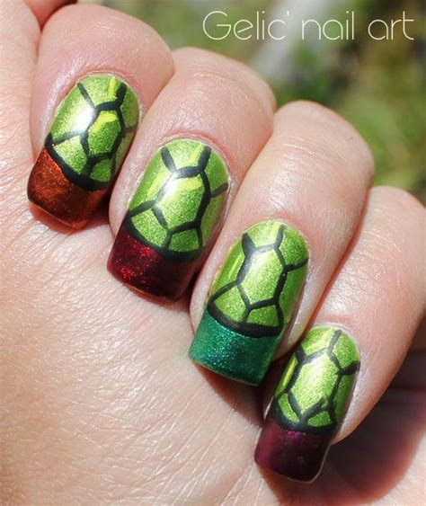 Ncc Presents Simple Teenage Mutant Ninja Turtles Nail Art June Theme