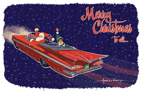 Aaron Kirby Custom Car Christmas Card 4
