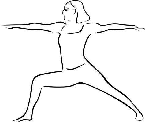 Clipart Yoga Poses Stylized