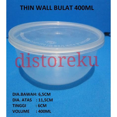 Dibandingkan piring, mangkok lebih sering digunakan untuk menampung sup hangat atau bahkan sup yang masih mendidih. 25pcs thinwall 400ml mangkok bulat thinwal round plastik ...