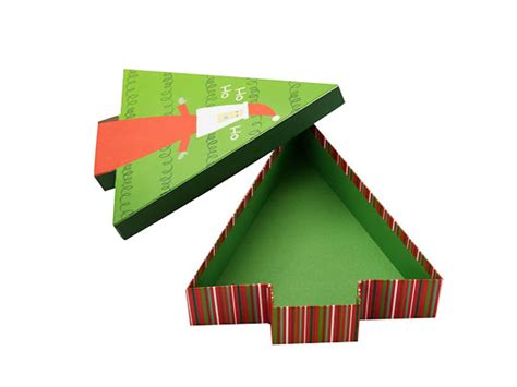 Custom Cardboard Christmas Tree Shaped Boxes Wholesale Tree Shaped