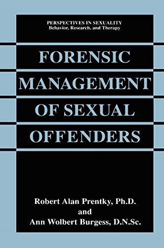 Forensic Management Sexual Offenders Iberlibro