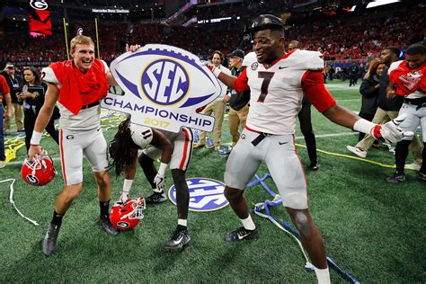 Georgia Football Wins The 2017 Sec Championship With Blowout Of Auburn