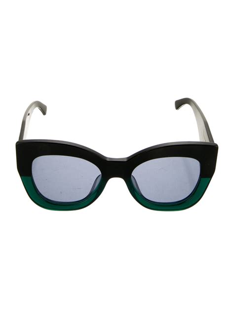 Karen Walker Northern Lights Cat Eye Sunglasses Black Sunglasses