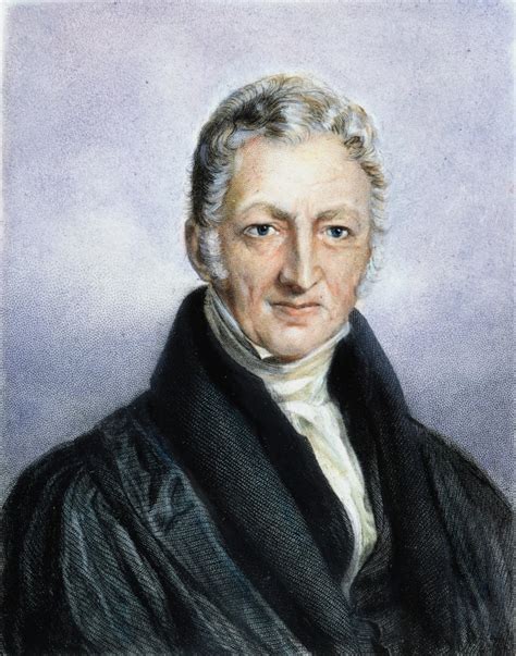 Thomas Malthus 1766 1834nenglish Cleric And Economist Color Stipple