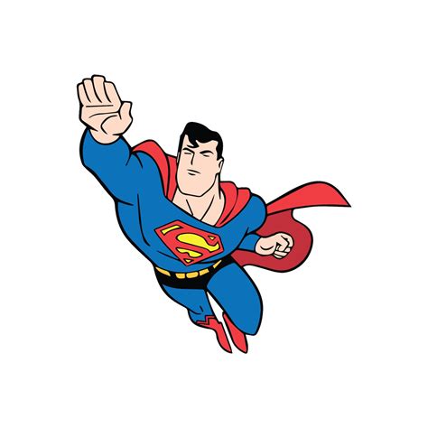 Superman 5 Flying Dc Comics Digital Download Png Pdf Etsy