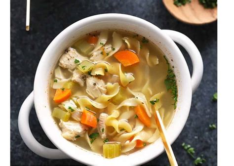 Slow Cooker Chicken Noodle Soup Recipe Noobcook Hot Sex Picture