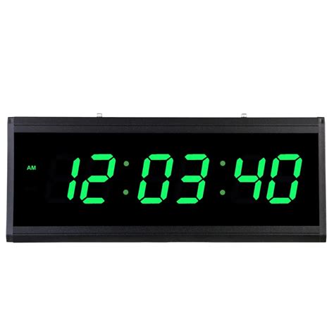 Led Digital Electronic Clock Time Display Stylish Large Size Digital