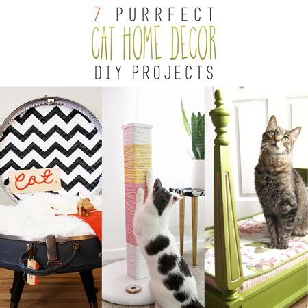 More results for cat lover home decor. 7 Purrfect Home Decor Cat DIY Projects - The Cottage Market