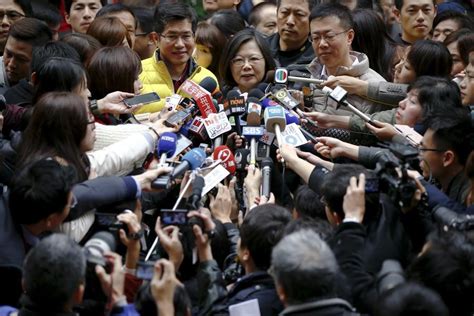 Tsai Ing Wen Elected Taiwans First Female President Photosimages