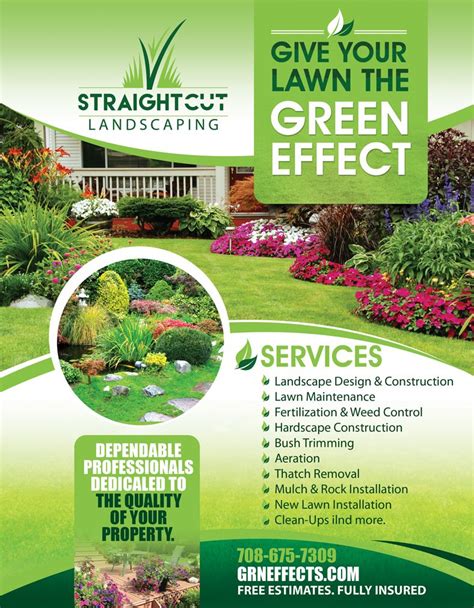 15 lawn care flyers free examples advertising ideas artofit