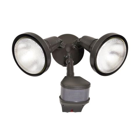 All Pro 270 Degree Outdoor Bronze Motion Activated Sensor Security