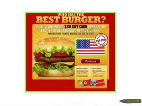 Check your a burger king gift card balance by selecting the appropriate method below that best suits you. Get a $25 Burger King Gift Card for free - YouTube