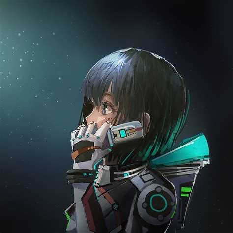 2048x2048 Astronaut Anime Girl Ipad Air Hd 4k Wallpapersimages