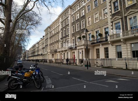 A Street In Bloomsbury Area In London England Stock Photo Alamy