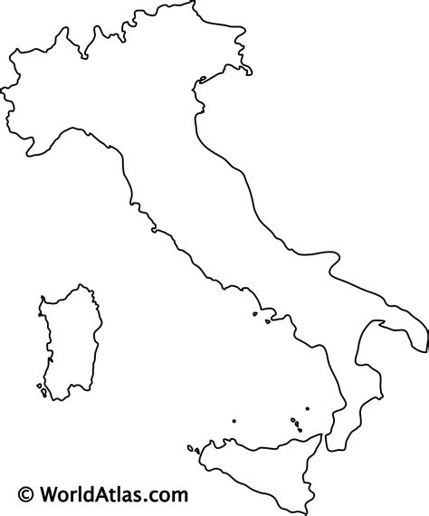Physical Map Of Italy Rivers