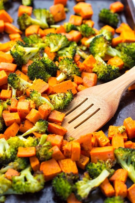 I think i have finally found an alternative that is just as cheesy and goodness as i always wanted. Sweet.potatoes Broccoli.and.cauliflower / Sheet Pan ...