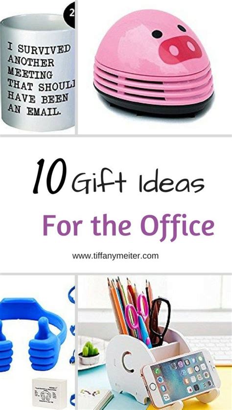 While some of us have been physically going into work, other have only interacted with our coworkers via a. 10 Fun Gift Ideas for The Office - Tiffany Meiter ...