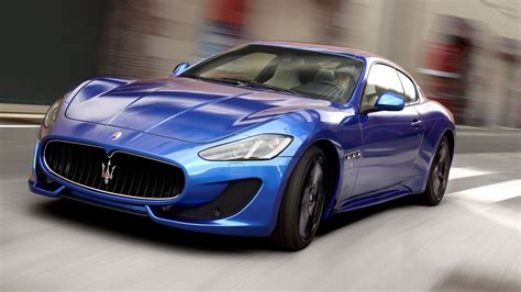 Wallpaper Blue Cars Sports Car Coupe Performance Car Maserati