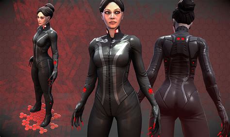 Razornails Lowpoly 3 By Digitalinkrod Female Character Design Character Concept Spy Girl