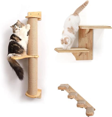 Fukumaru Cat Wall Furniture Including Cat Climbing Step