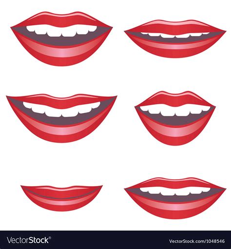 Mouths Royalty Free Vector Image Vectorstock