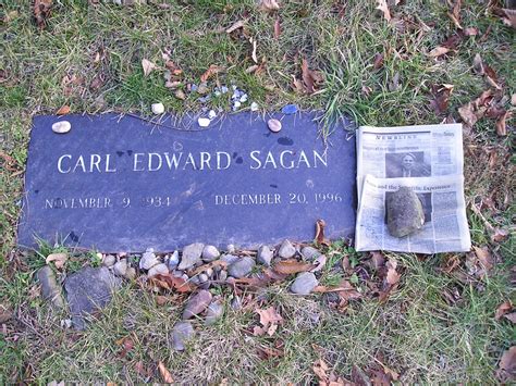 Carl Sagans Grave In Ithaca Ny Carl Sagan Sagan Scientist