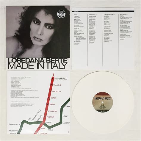 Made In Italy Lt Ed White Vinyl Btf Indipendent Music Company Vinyl And Cd