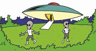 Alien Spaceship Cartoon Clipart Clip Aliens Space