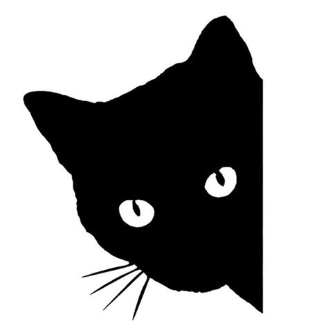 Black Cat Kitten Clip Art Silhouette Cat Png Download 800800
