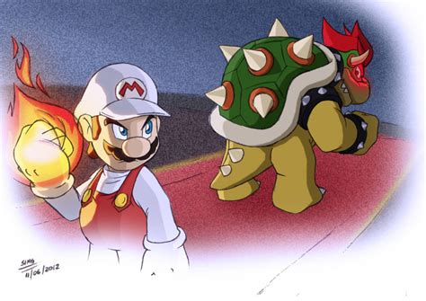 Final Battle Mario Vs Bowser By Simgart On Deviantart