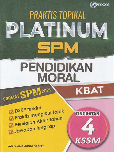 Praktis Topikal Platinum SPM Pendidikan Moral Tingkatan 4 Talent