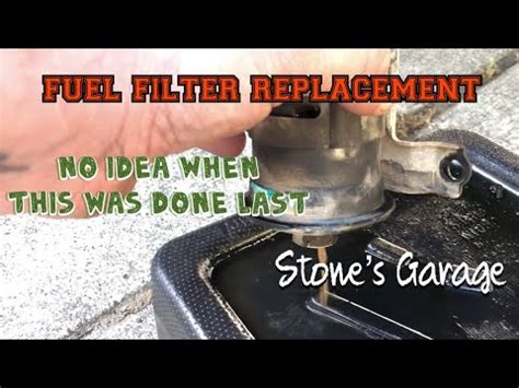 Runner Fuel Filter Replacement Youtube