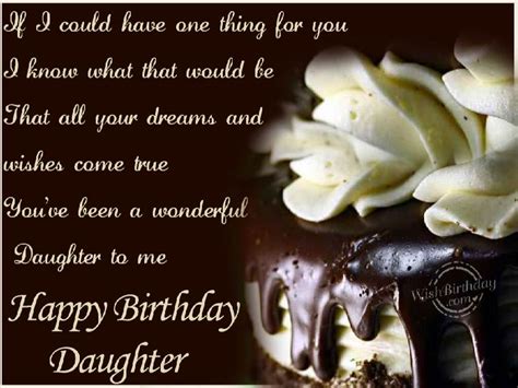 Happy Birthday To A Wonderful Daughter Birthday Wishes Happy