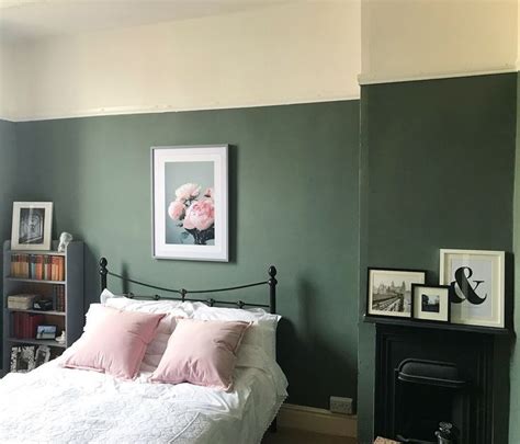 Farrow And Ball Green Smoke Guest Room Bedroom Green Farrow And