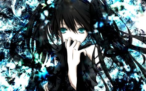 Blue Eyed Girl Anime Black Rock Shooter Wallpapers And