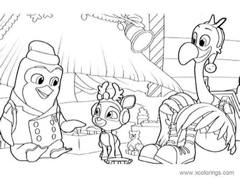 Bluey Christmas Coloring Page Ameise Live