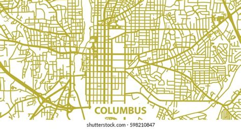 1002 Columbus Ohio Vector Map Images Stock Photos And Vectors
