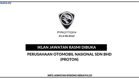 See more of perusahaan otomobil lasak sdn. Perusahaan Otomobil Nasional Sdn Bhd (PROTON) • Kerja ...