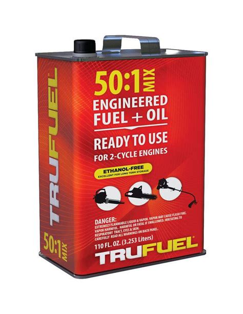 Trufuel 501 2 Cycle Engine Premixed Gas And Oil 110 Oz Stine Home