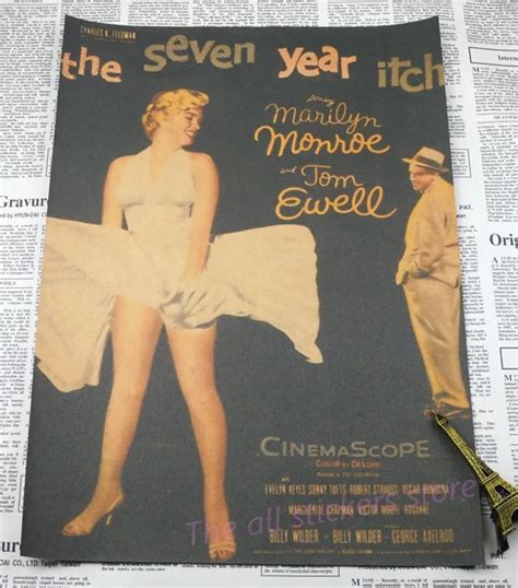 Marilyn Monroe Part 2 Vintage Retro Matte Kraft Paper Antique Poster