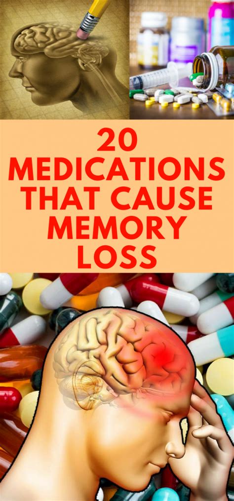 Beware 20 Medications That Cause Memory Loss Healthy Food Advice