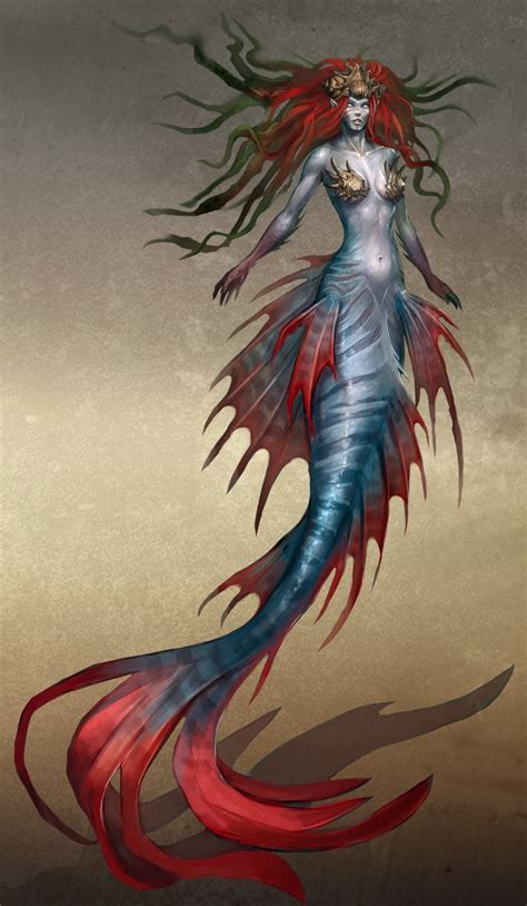 She Creature Mermaid Artwork Of The Heroes VI Mermaid Another