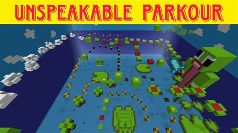 Unspeakable Parkour Map Pocket Edition Minecraft Parkour Youtube