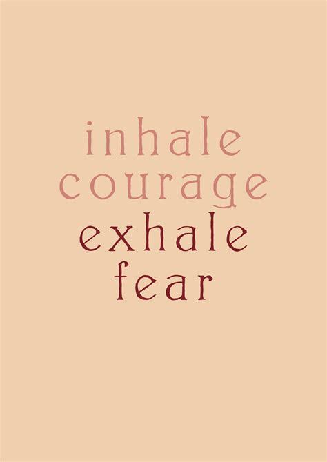 Inhale Courage Exhale Fear Affirmations — Phylleli Inhaler