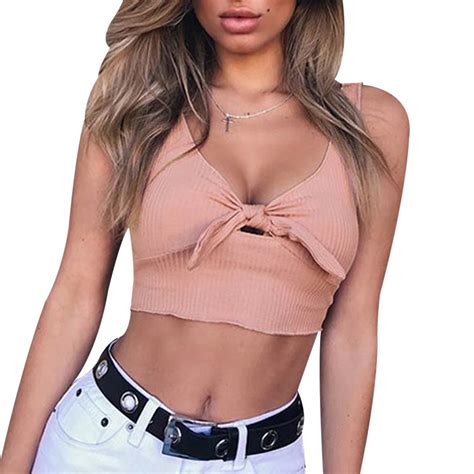 Aliexpress Com Buy Fashion Womens Casual Summer Crop Top Camis Vest Sexy Sleeveless